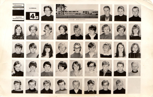 Keskikoulu 4a 1967